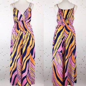 Anthropologie Maeve Finley Wide Leg Jumpsuit Sz 14